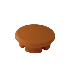 An orange Acura Smartie Plunger Cap for 100μL and 200μL Socorex pipettes is shown on a plain white background.