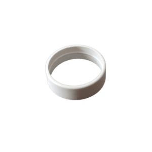 A grey Finnpipette BioControl Color Code Ring for 8 channel, 10µL applications (Thermo Scientific), with a smooth surface, shown on a white background.