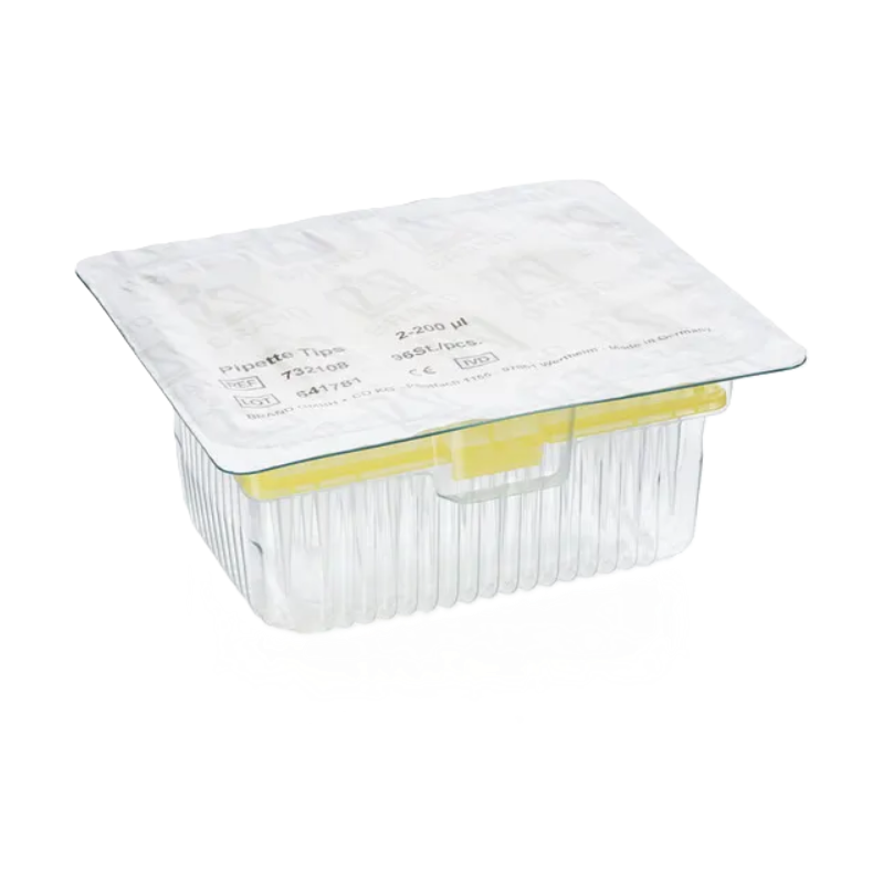 BT 732108 The BrandTech TipRack Refill System color code yellow