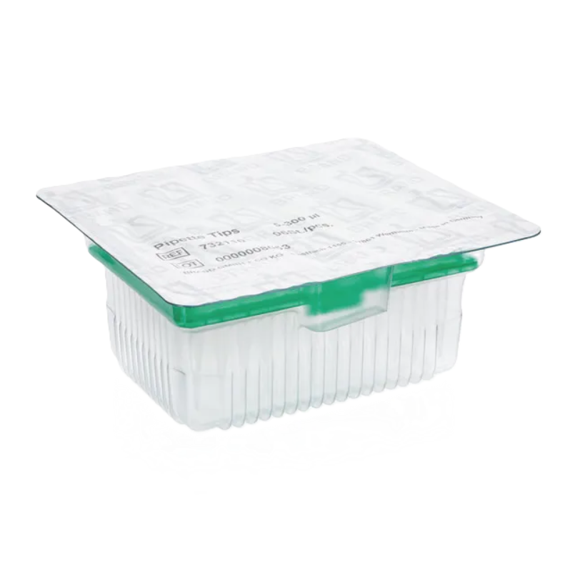 BT 732110 BrandTech TipRack Refill, Green, 5-300μL, 10x96, 960 Tips (BrandTech)