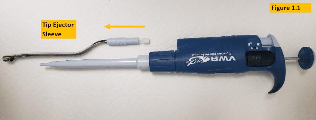 Remove VWR EHP tip ejector