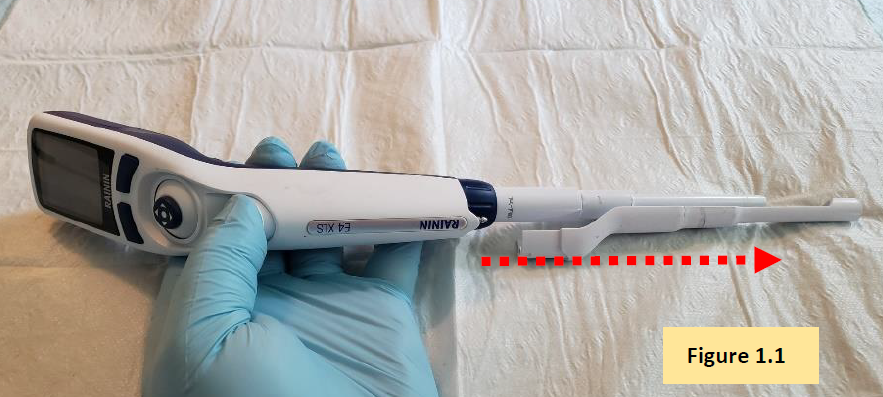 Remove E4 XLS tip ejector