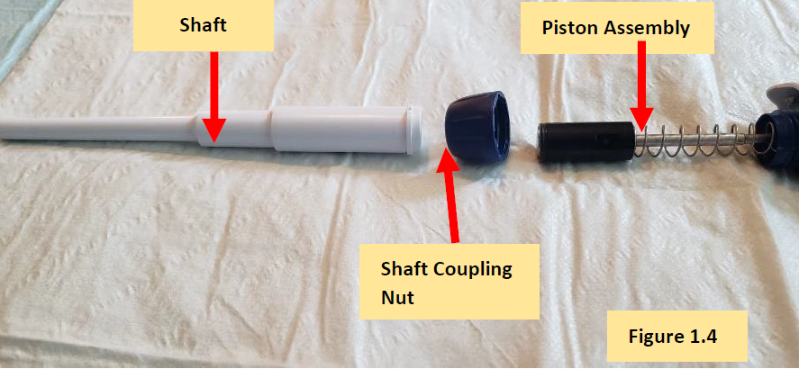 Disassembled E4 XLS lower part