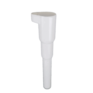 A Nichipet Premium LT / Oxford Benchmate L, Tip Ejector Pipe (1000μL, Nichiryo) shown: white plastic part, small side piece, on a plain white background.