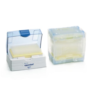 epTIPS 384 Set, 0.5-100μL, Light Yellow, Reusable Box + 1920 Tips (Eppendorf)