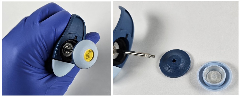 VWR Ergonomic High-Performance plunger button removal