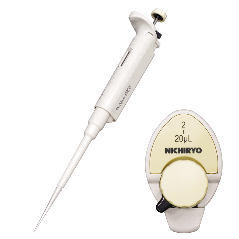 NI 00-NPX3-20 Nichipet EX III Pipette, Single Channel, 2-20μL (Nichiryo)