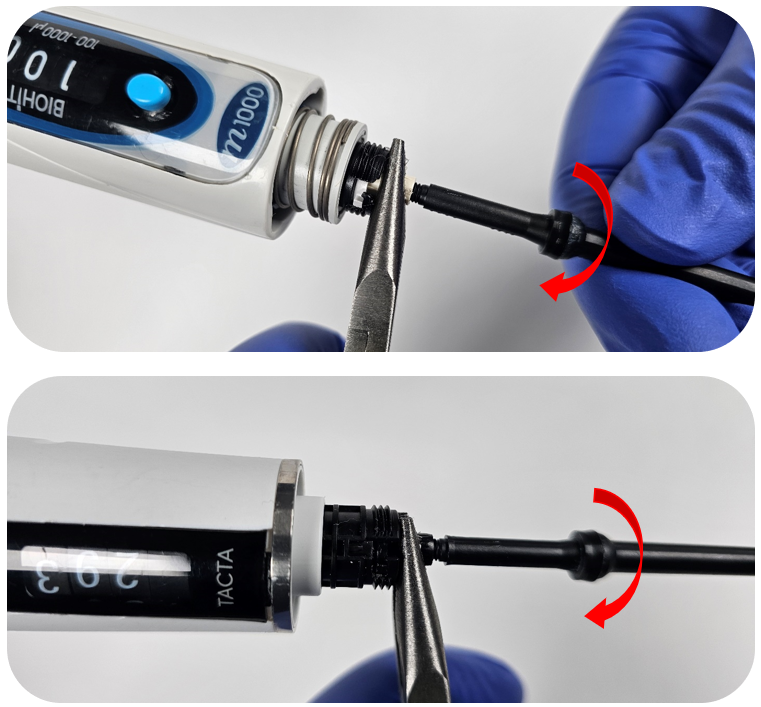 rotating the sartorius piston