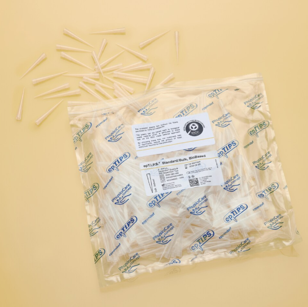 EP 0030080068 epTIPS BioBased Standard Bulk, 2-200μL, Yellow, 1000 Tips (Eppendorf)