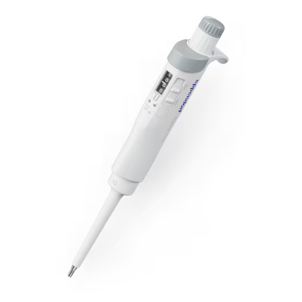 Research 3 neo Pipette, Single Channel, Variable Volume, 0.5-10μL, Medium Gray (Eppendorf)