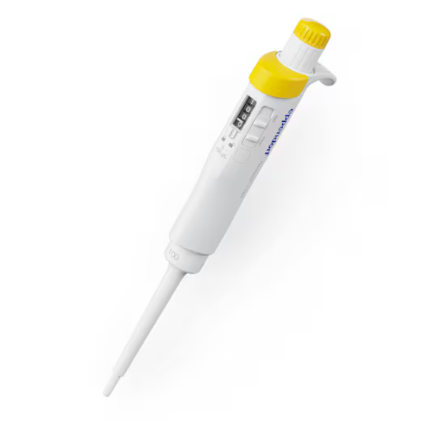 Research 3 neo Pipette, Single Channel, Variable Volume, 5-100μL, Yellow (Eppendorf)