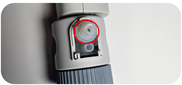 Identifying Dispensette S discharge valve
