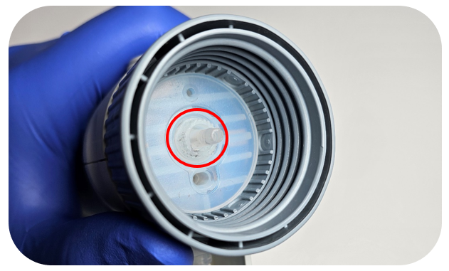 Identifying Dispensette S filling valve