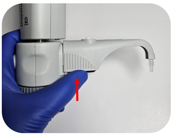 Removing the Dispensette S discharge tube