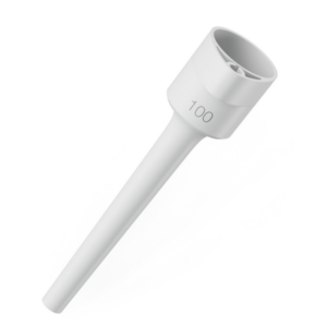 An Eppendorf Research 3 neo Ejector Sleeve for single channel use, 100μL.