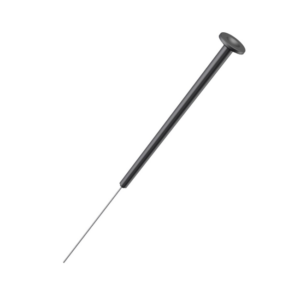 A single dark gray Research 3 neo Piston, Single Channel, 2.5μL (Eppendorf) pipette.