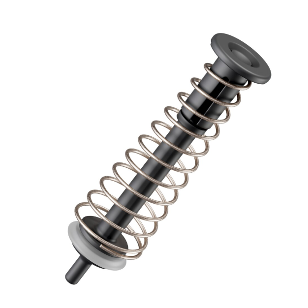 The Research 3 neo Piston with Sealing Ring and Spring, Single Channel, Blue, 1000μL (Eppendorf).