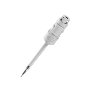 A dark gray Eppendorf Research 3 neo Lower Part, single channel, 2.5μL.