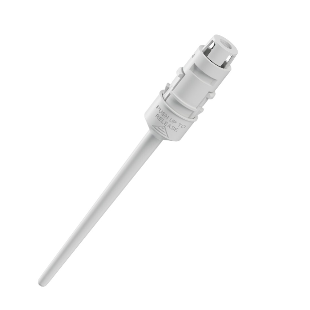 The Research 3 neo Lower Part, Single Channel, Yellow, 100μL (Eppendorf).