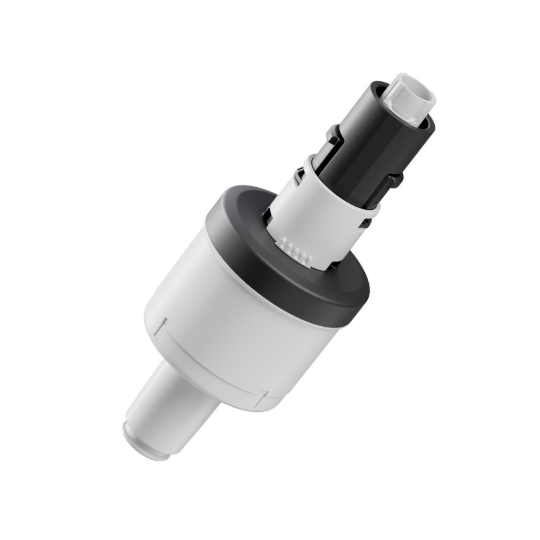 A turquoise Research 3 neo Lower Part, Single Channel, 10mL, Eppendorf