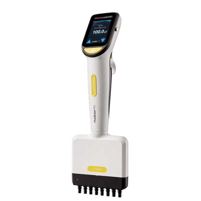 TS 4676030 Thermo Scientific FluidEase Pro ClipTip Electronic Multichannel Pipettes, 8 channel, 2.5-100μL