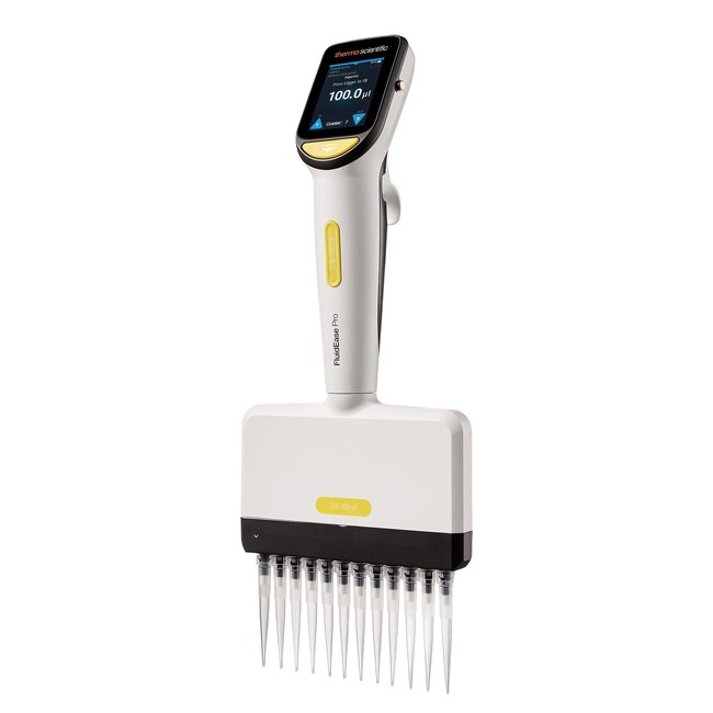 TS 4676040 Thermo Scientific FluidEase Pro ClipTip Electronic Multichannel Pipettes, 12 channel, 2.5-100μL