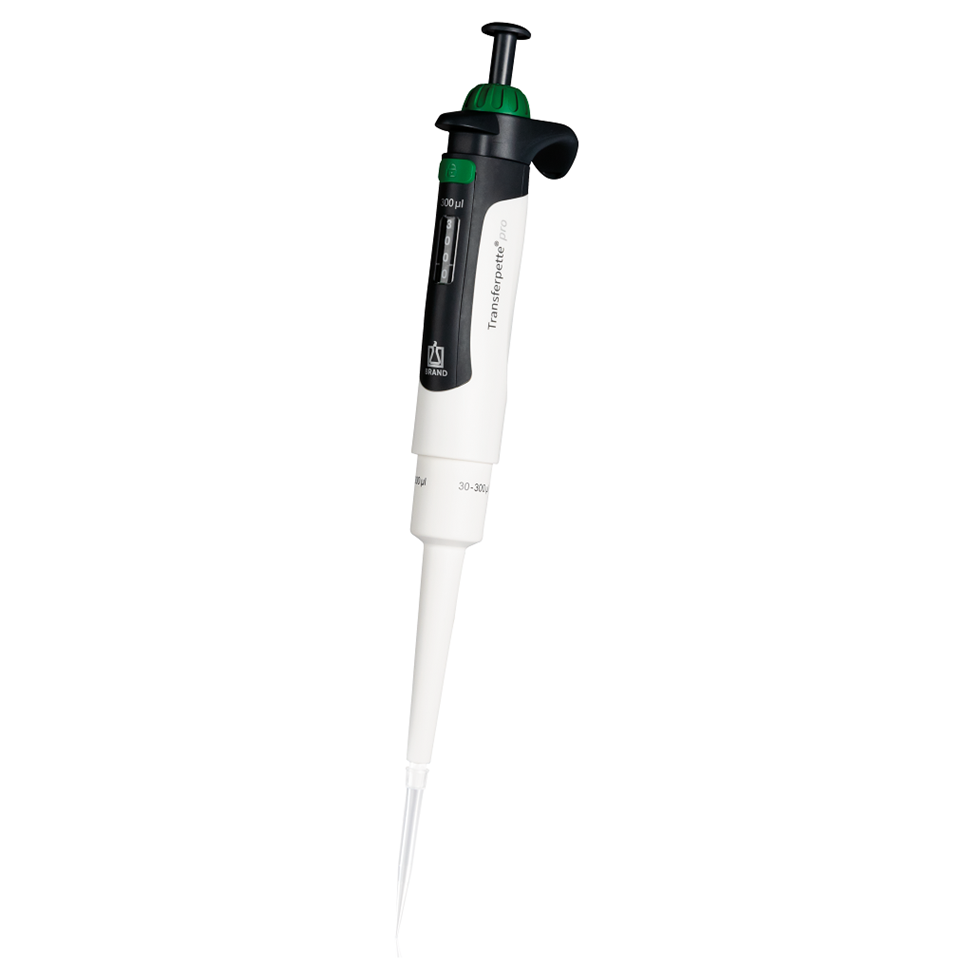 BT 706879 Transferpette pro Pipette, Single Channel, Adjustable Volume, 30-300μL (BrandTech)