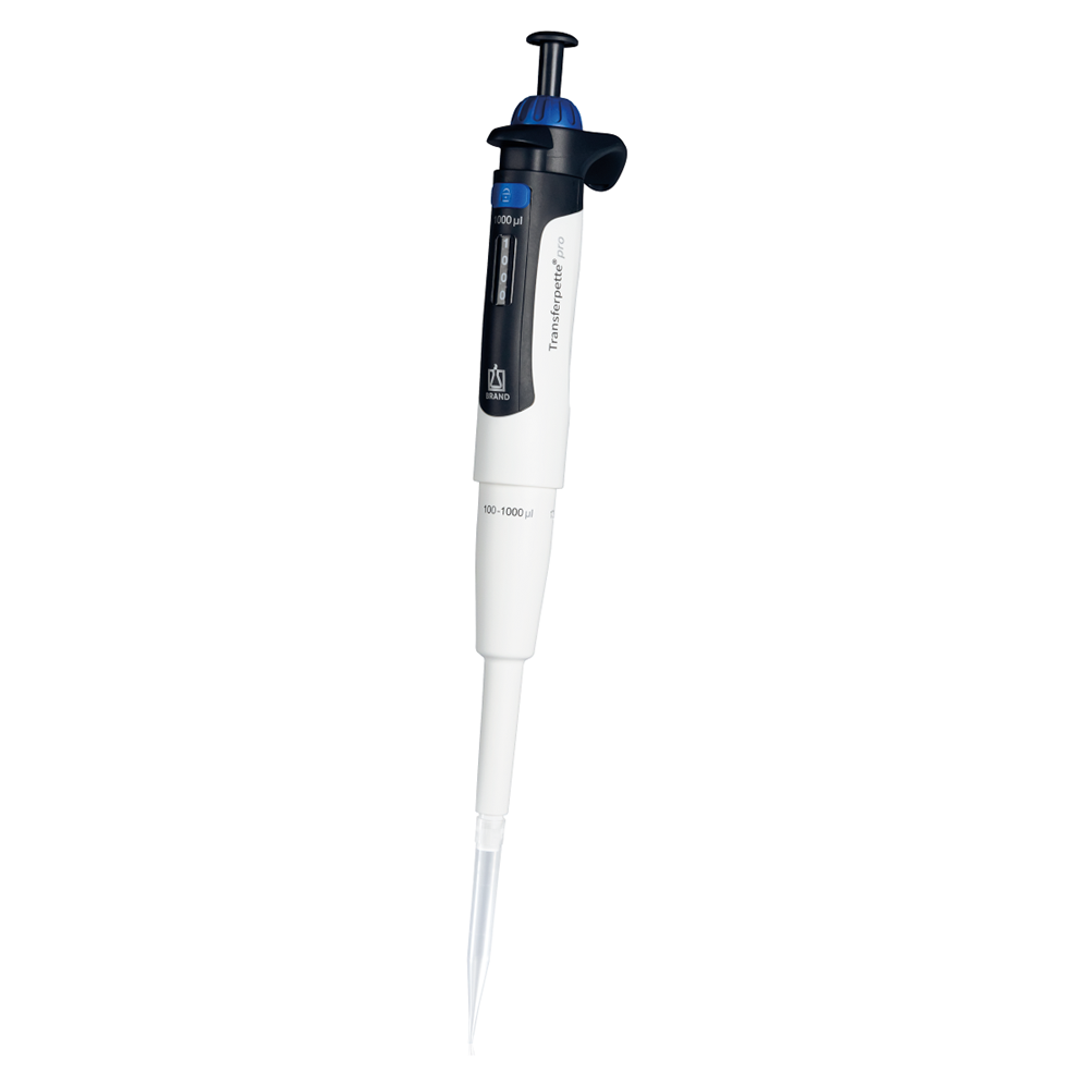 BT 706880 Transferpette pro Pipette, Single Channel, Adjustable Volume, 100-1000μL (BrandTech)