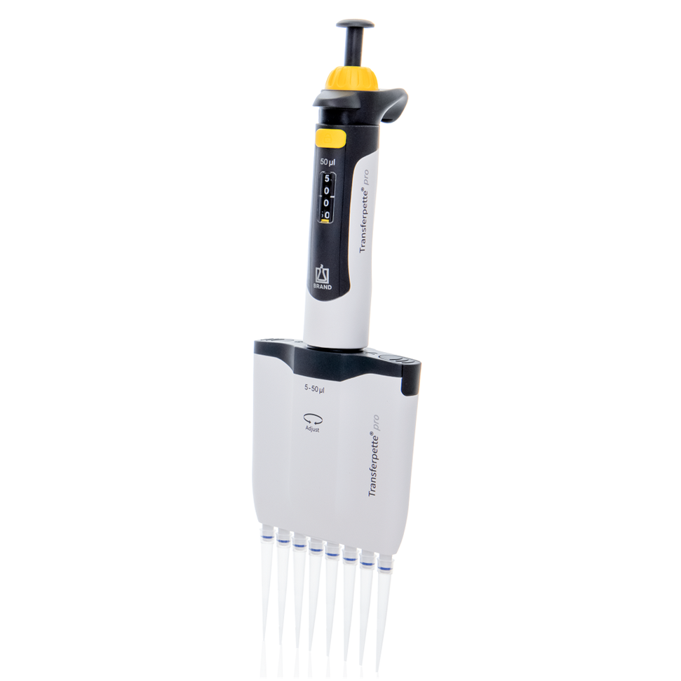 Transferpette pro Pipette, Multichannel, 8 Channel, 5-50μL (BrandTech)