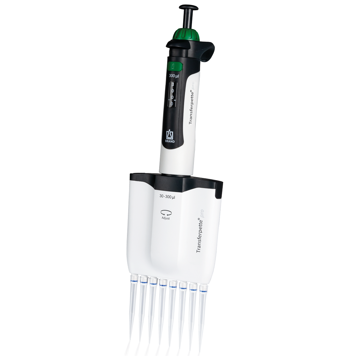 Transferpette pro Pipette, Multichannel, 8 Channel, 30-300μL (BrandTech)