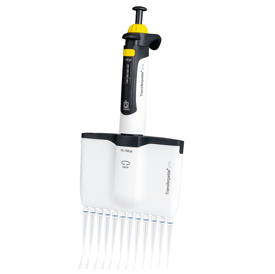 Transferpette pro Pipette, Multichannel, 12 Channel, 10-100μL (BrandTech)