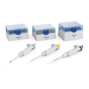 Eppendorf Research 3 neo, Pipette 3-pack, Option 1: 0.5 – 10µL, 5 – 100µL, 50 – 1,000µL