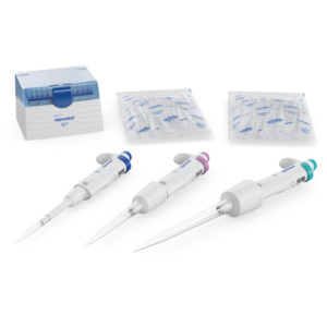 Eppendorf Research 3 neo, Pipette 3-pack, Option 3: 50 – 1,000µL, 0.25 – 5mL, 0.5 – 10mL