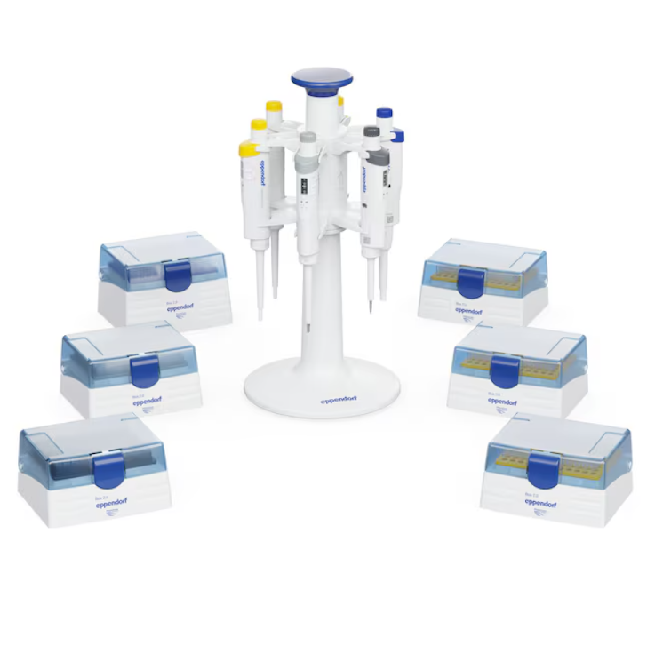 Eppendorf Research 3 neo, Pipette 6-pack with Pipette Carousel 2